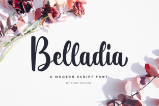 Belladia: A Modern Script Font for Creative Expression