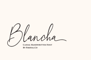 Blancha Font: A Modern Handwritten Style for Creative Expression
