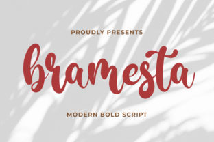 Bramesta Font: A Bold Script Font for Creative Projects