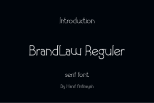 Brandlaw: A Serif Font with Personality