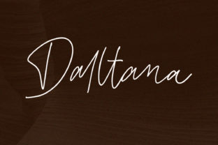 Daltana: A Modern Script Font for Elegant Expression