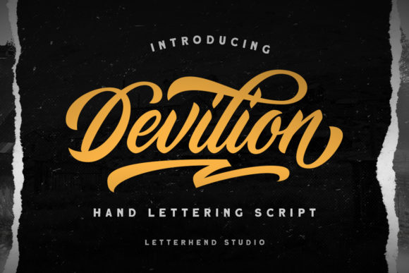 Devilion: A Bold Script Font with Character