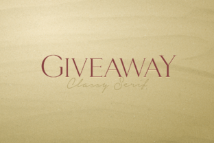 Giveaway: A Stylish Font for Modern Design
