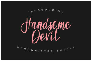 Handsome Devil: A Handmade Calligraphy Font for Creative Expression