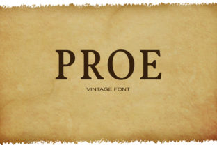 Proe: A Serif Font That Elevates Design