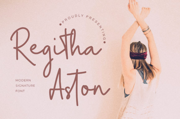 Regitha Aston: A Handwritten Font with Personality