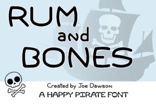 Rum and Bones Font