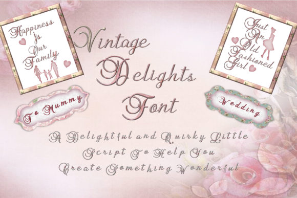 Vintage Delights: A Timeless Font for Creative Expression